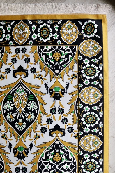 Pratik Ve Taşınabilir Ipek Dokulu Keseli Seccade S1001 - Resim 8