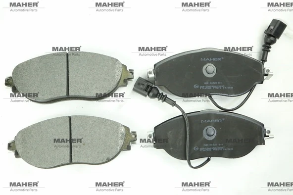 MAHER ÖN FREN BALATASI FİŞLİ PASSAT GOLF 7 LEON SHARAN BÜYÜK TİP 8V0698151C ürün görseli 1