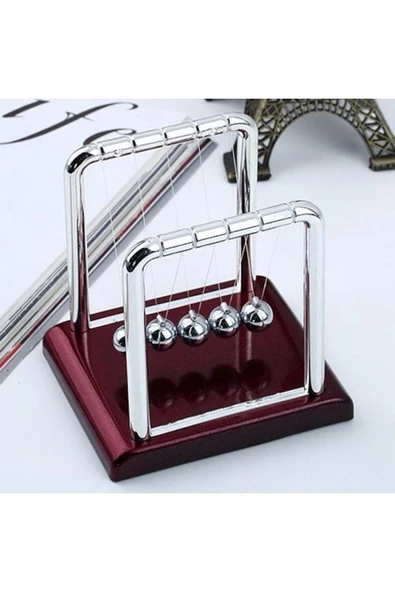 Ofisinize 3’lü Masaüstü Dekorasyonu USB'li Led Işıklı Karahindiba Küre Kum Saati Newton Balans Hedye - Resim 4