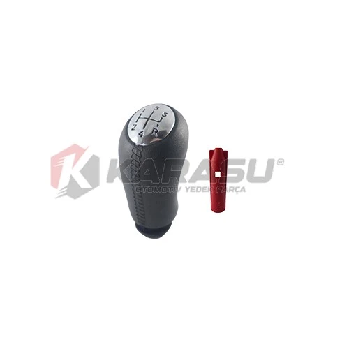 MEGANE 2 3 CLİO 3 4 LAGUNA SYMBOL DERİ DESENLİ VİTES TOPUZU - 1