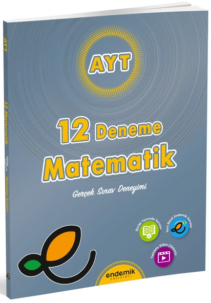 Endemik 2026 Ayt Matematik 12 Li Deneme Sınavı ürün görseli