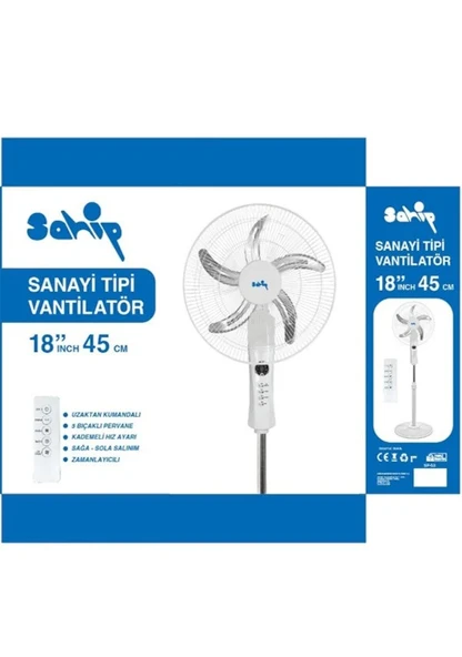 Sahip Sp-20 18 İnç Sanayi Tipi Vantilatör