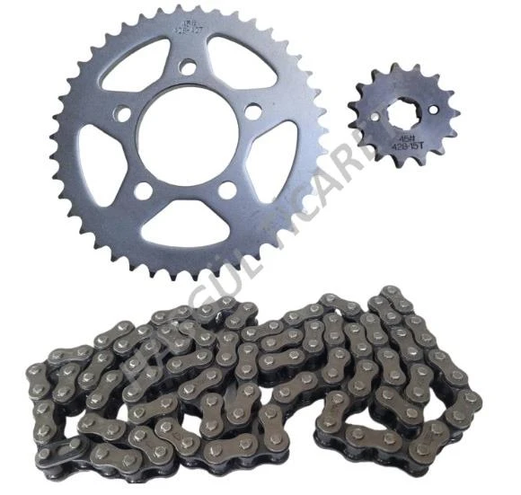 Hsgl Motorsiklet Drıft 15T /38T 428 X 116L ön arka dişli zincir set 54720 - Resim 2