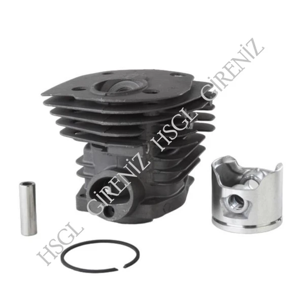 HSGL Husqvarna 346 / 350 / 351 Uyumlu 44 mm Silindir Piston Seti  Komple Yedek Parça - Resim 3