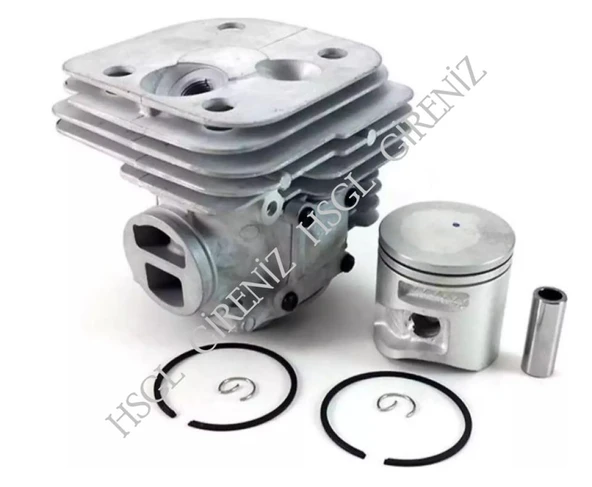 HSGL Husqvarna 365 372 X-TORQ Uyumlu 50 mm Silindir Piston Seti  Yuvarlak Boğaz - Resim 3