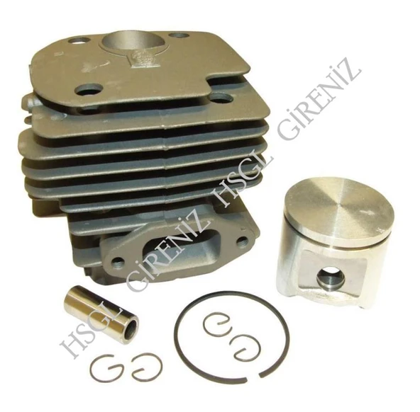 HSGL Motorlu Testere Husqvarna 365 Uyumlu 48mm Silindir Piston Seti (Eski Model - Kare Boğaz) - Resim 4
