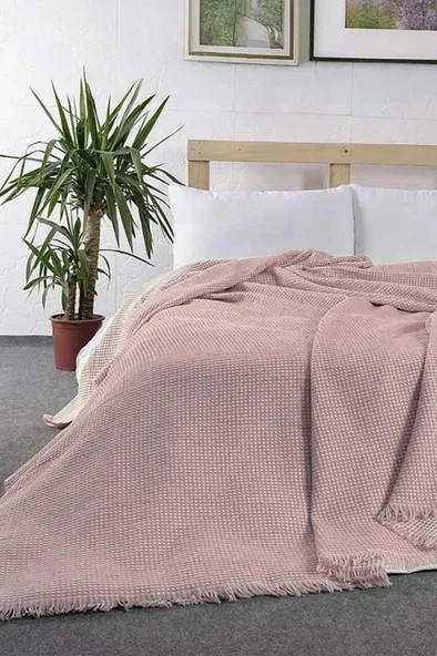 Lora Tek Kişilik Tek Pike 160x210 cm Pudra ürün görseli