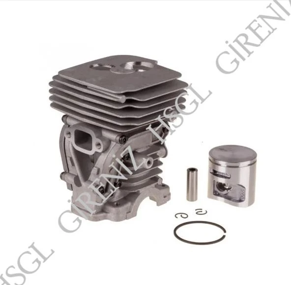 HSGL Husqvarna 445 Uyumlu 42 mm Silindir Piston Seti  Motorlu Testere Yedek Parça - Resim 2