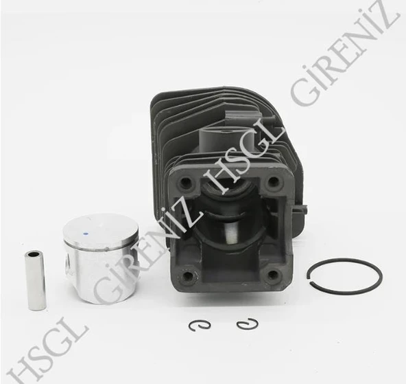 HSGL Husqvarna 340 Uyumlu 40 mm Silindir Piston Seti Motorlu Testere Yedek Parça - 3