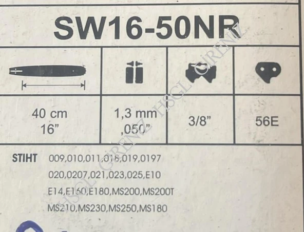 Hsgl Motorlu Testere Pala  Zincir Seti 91 – 27.5 Diş | Stihl MS170, MS180, MS210, 017, 018, 021 Uyumlu - Resim 3