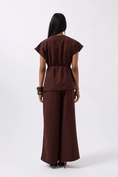 Bağcık Detay Yelek - Resim 4