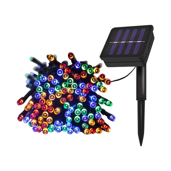 12m 100 Led Rgb Solar Mz3-004