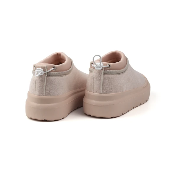 Kadın Krem Süet İçi Kürklü Bot - Kalın Tabanlı, Rahat, Kaymaz, Günlük ve Kışlık - Resim 2