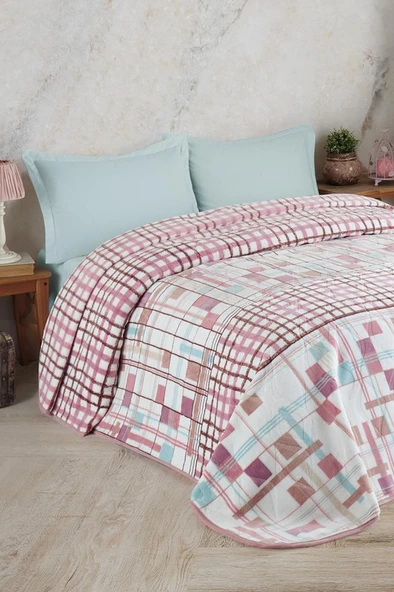 Taç Kristal Tek Kişilik Battaniye Ivan Pudra ürün görseli