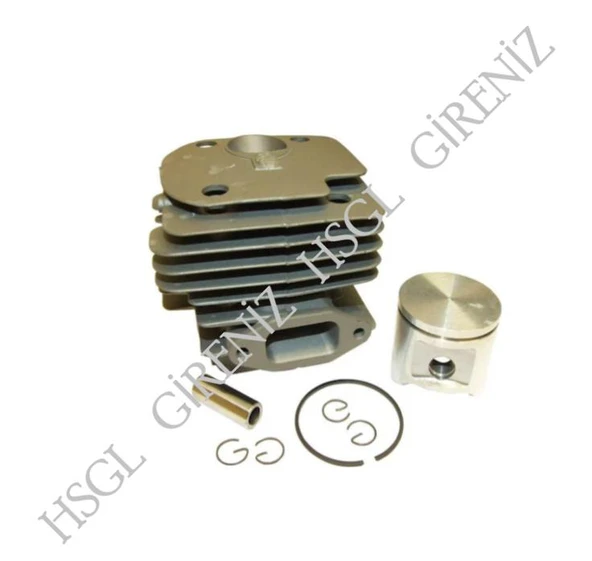 HSGL Motorlu Testere Husqvarna 365 Uyumlu 48mm Silindir Piston Seti (Eski Model - Kare Boğaz) - Resim 2