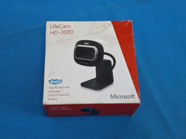 Microsoft LifeCam HD-3000 USB Bağlantılı Kablolu Mikrofonlu Bilgisayar Kamerası Webcam - 2