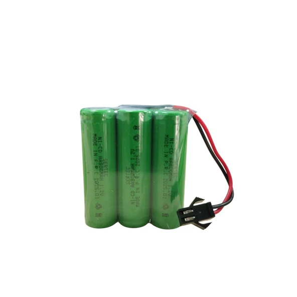 Sertec 3.6v 3s1p Aa 800 Mah Kablo + Siyah Konnektörlü Oyuncak Pili Tg-53-vice/(1395) 3873