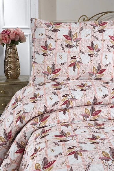 Ultrasonik Kapitoneli Zambak Çift Kişilik Yatak Örtüsü - Resim 3