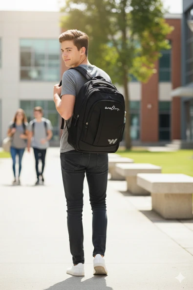 Walkway Siyah Füme Unisex Sırt Çantası Kupra - 3