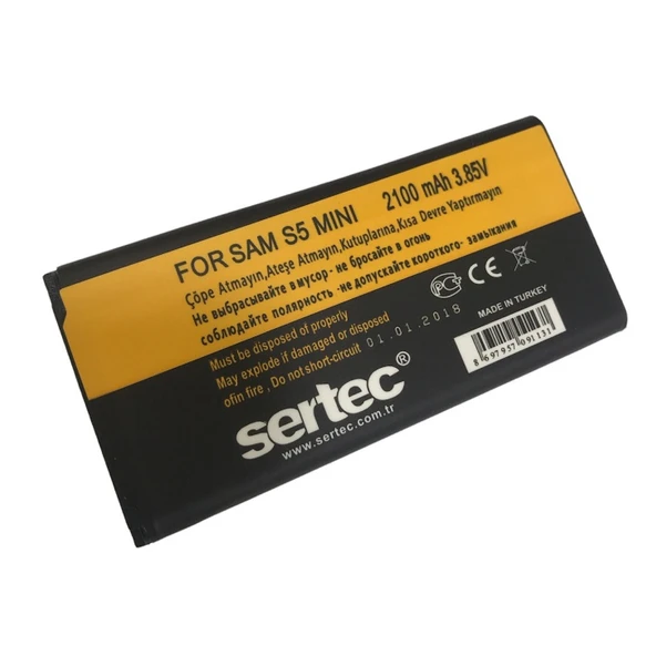 Samsung Galaxy S5 Mini-sm-g800f Uyumlu Batarya Tg-53-vice/(1395) 3953