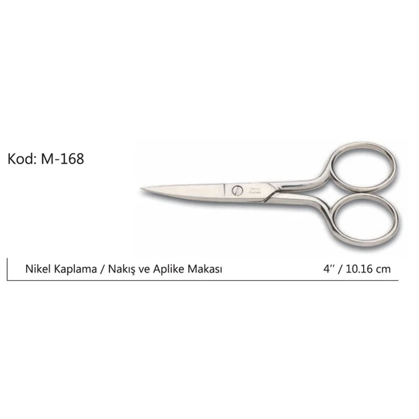 Rose Europe Kalın Nakış Makası Süper Kalite No:4 10,16 Cm Tg-53-vice/(1395) 3775 ürün görseli
