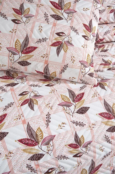 Ultrasonik Kapitoneli Zambak Çift Kişilik Yatak Örtüsü - Resim 7