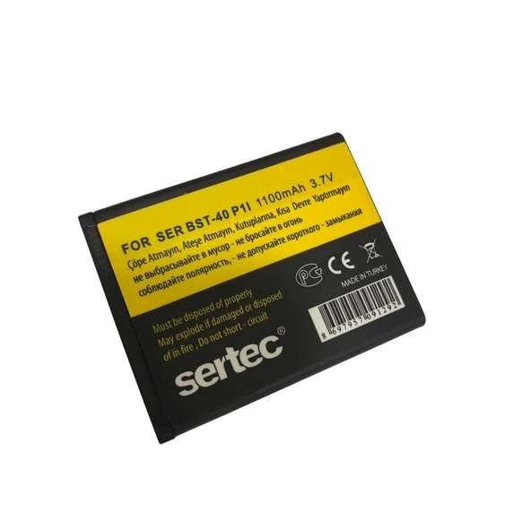 Sony / Ericson Sr-bst-40 / P1 I Uyumlu Batarya Tg-53-vice/(1395) 3941
