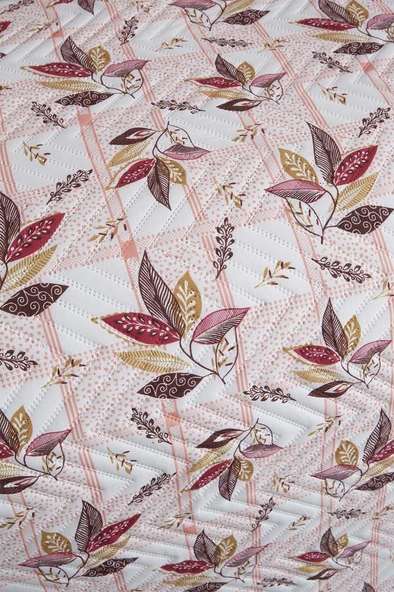 Ultrasonik Kapitoneli Zambak Çift Kişilik Yatak Örtüsü - Resim 5