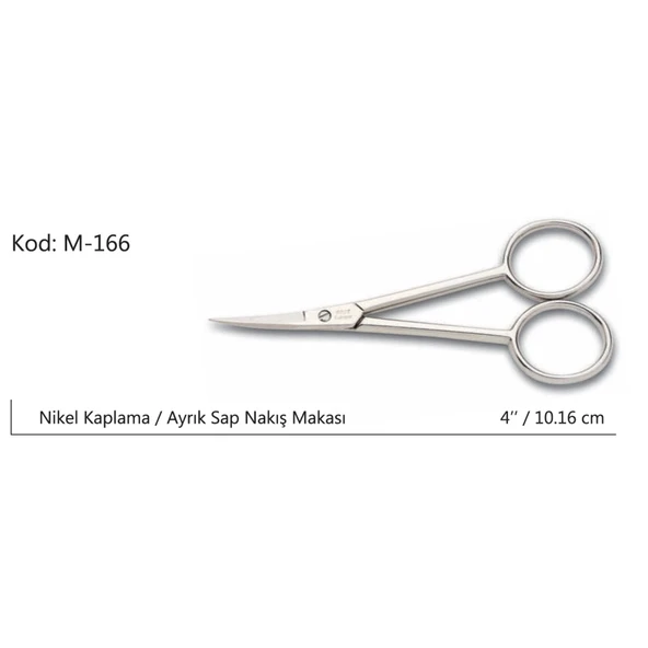 Rose Europe Ayrık Saplı Nakış Makası Süper Kalite No:4 10,16 Cm Tg-53-vice/(1395) 3774