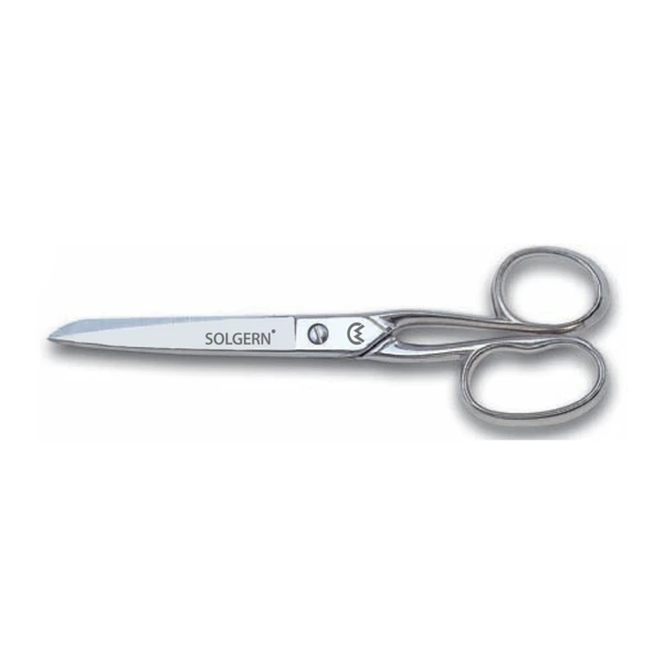 A122-7 Ev Ve Saya Makası No: 7 İnç / 17,78 Cm - Nikel Kaplama Tg-53-vice/(1395) 3772 ürün görseli 1