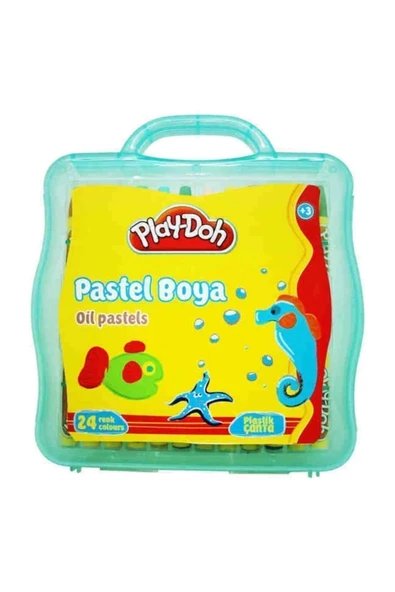 Play-Doh 24 Renk Pastel Boya Plastik Çantalı Pa011