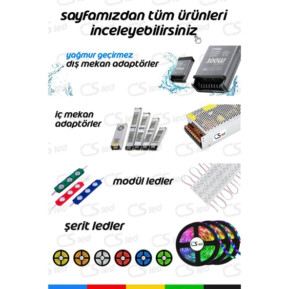 20 Adet Mercekli Modül Led Beyaz - 10