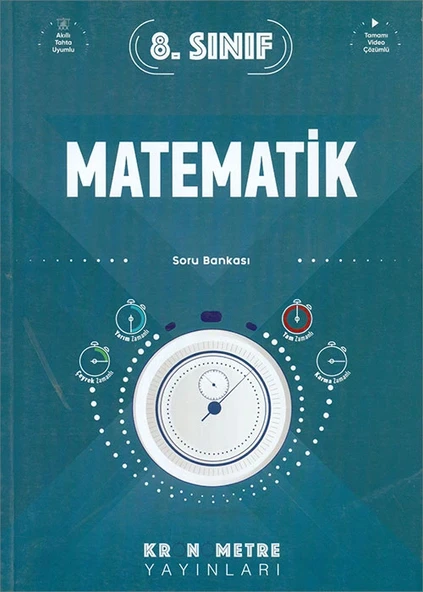 Kronometre 8.Sınıf Matematik Soru Bankası ürün görseli