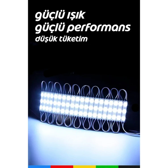 20 Adet Mercekli Modül Led Beyaz - 7
