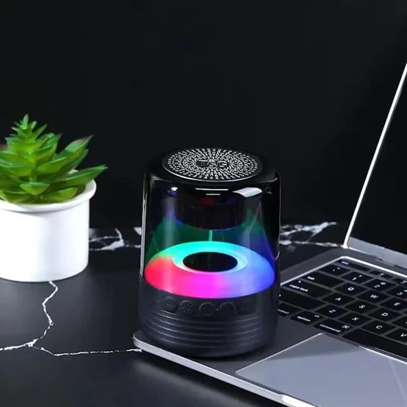 T&G TG369 USB-SD-FM-Bluetooth Destekli Taşınabilir Rgb Işıklı Wireless Hoparlör - Resim 2