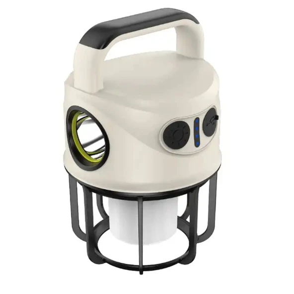 Ps-22025 Çift Işıklı Type-c Powerbank Özellikli Taşınabilir Şarj Edilebilir Kamp Lambası Tg-53-vice/(1395) 4009 ürün görseli 1