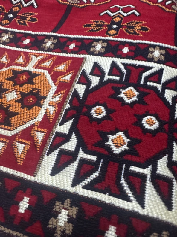 Etnik Motifli Otantik Dekoratif Kilim Desenli Halı (200cmx300cm) M2 - 4
