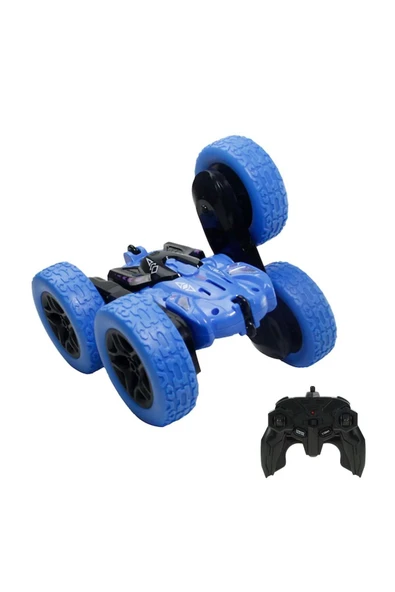 Vardem Kumandalı Şarjlı 2.4 Ghz 4 Teker Akrobat Araba HG4-04 Mavi