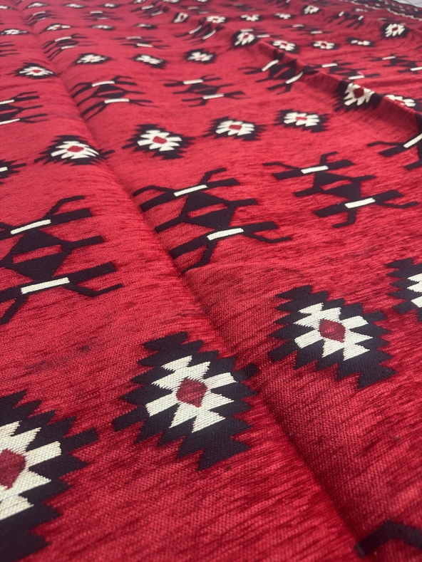 Etnik Motifli Otantik Dekoratif Kilim Desenli Halı (200cmx300cm) M1 - 5