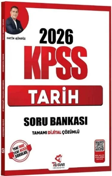 2026 KPSS Tarih Soru Bankası Çözümlü Tekrar Akademi ürün görseli 1