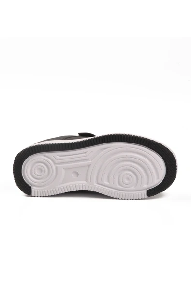 Pepino Siyah Beyaz Cırtlı Hafif Erkek Çocuk Spor Ayakkabı 1603 F - Resim 5