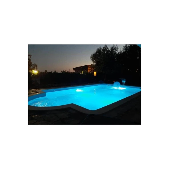 Vice 32 Watt 12 Volt Smd Led Turkuaz Sıva Üstü Havuz Lambası 12v 32w - Resim 2