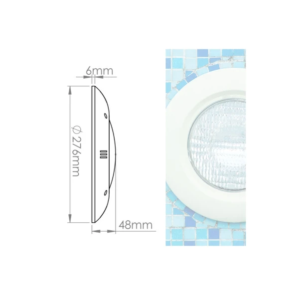 32 Watt Sıva Üstü Havuz Lambası - Resim 3