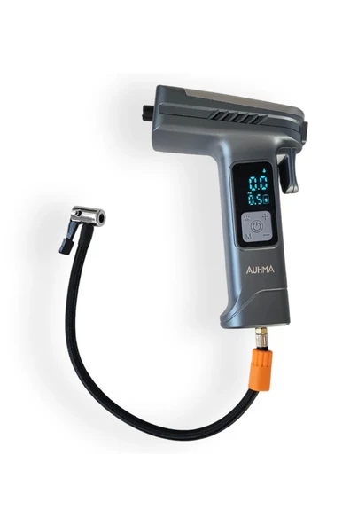 Araba Hava Pompası 4’ü 1 Arada: Kompresör + Cam Kırıcı + Kemer Kesici + LED Işık Şarjlı 4000mAh Araç Kompresörlü - 5