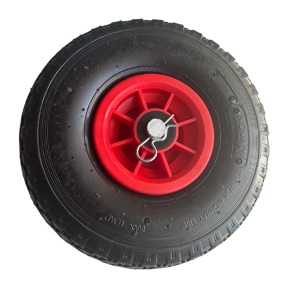 Fishika Galvanizli Küçük Boy Bot Taşıma Tekerleği - Resim 3