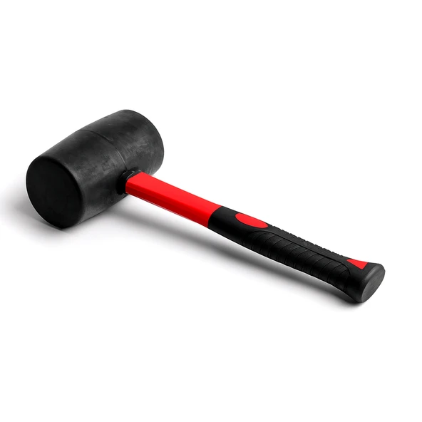 Kaucuk Tokmak 95 lik Bordür Tokmağı Fayans Fayansçı Tokmağı 1.5 Kg Çekiç Karo Döşeme Siyah Renk - Resim 5