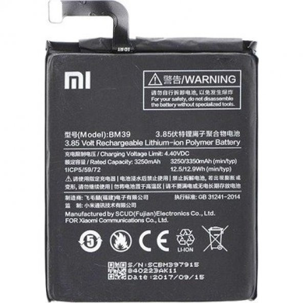 XIAOMI Mİ 6 BM39 BATARYA PİL