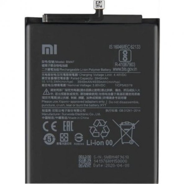 XIAOMI Mİ 9 LİTE BM4F BATARYA PİL