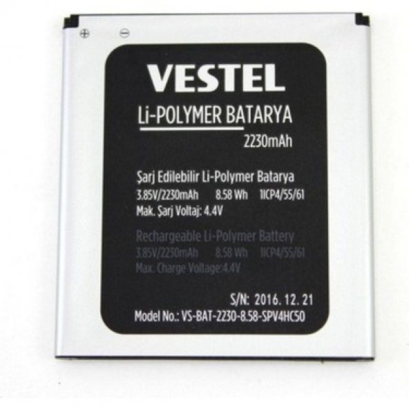 VESTEL VENÜS E3 BATARYA PİL
