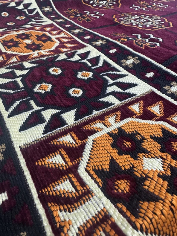 Etnik Motifli Otantik Dekoratif Kilim Desenli Halı (200cmx300cm) M3 - 5